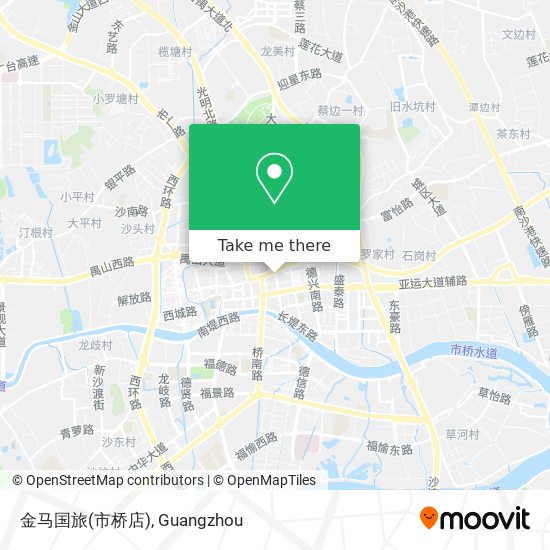 金马国旅(市桥店) map