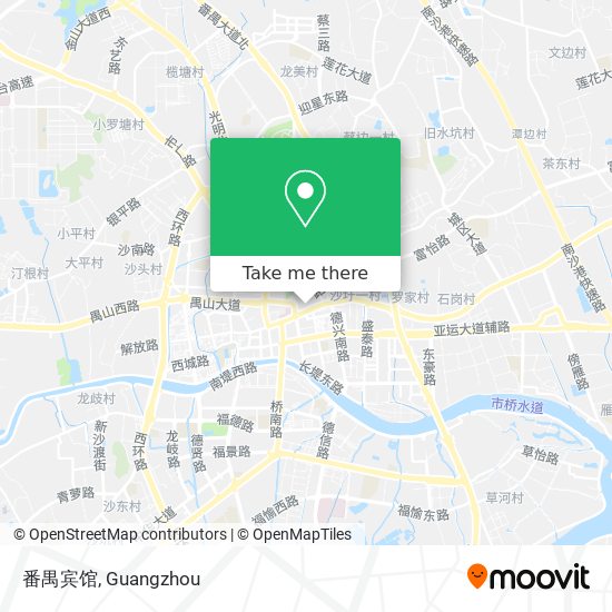 番禺宾馆 map