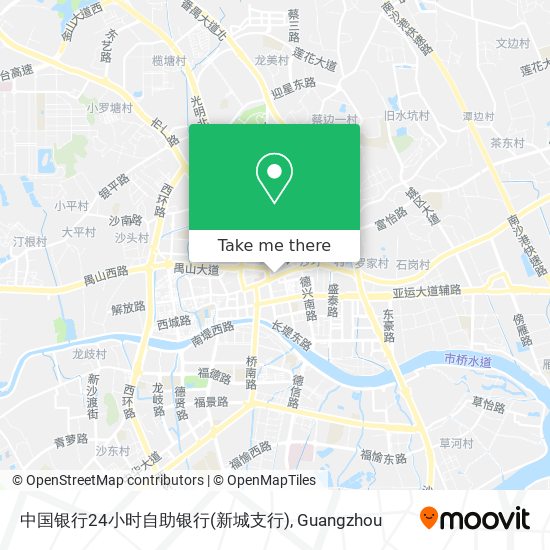 中国银行24小时自助银行(新城支行) map
