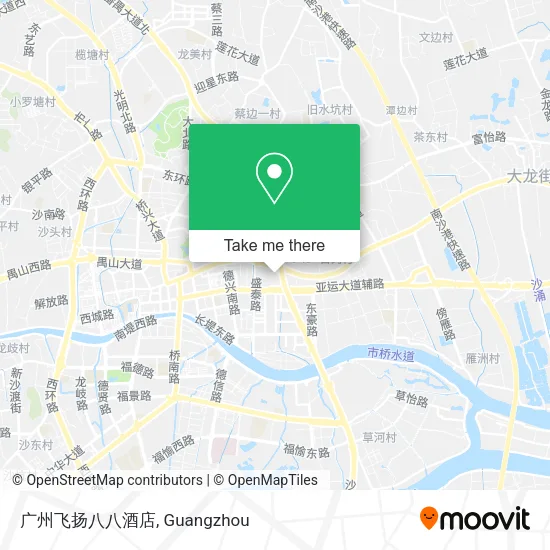 广州飞扬八八酒店 map