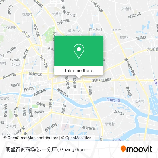 明盛百货商场(沙一分店) map