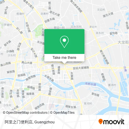 阿里之门便利店 map