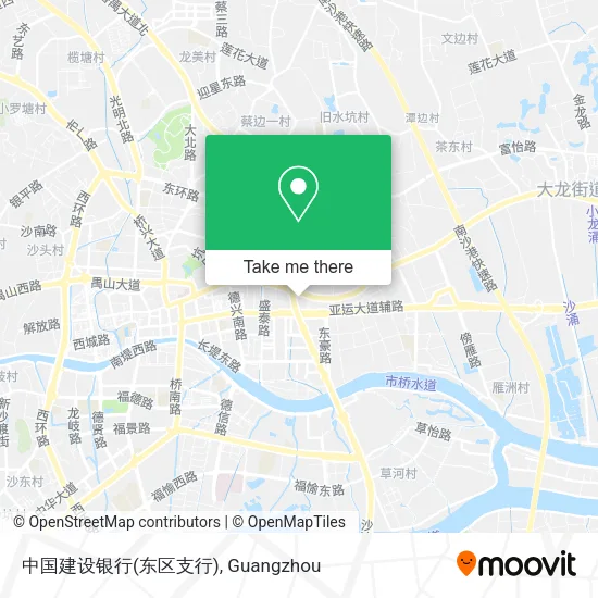 中国建设银行(东区支行) map