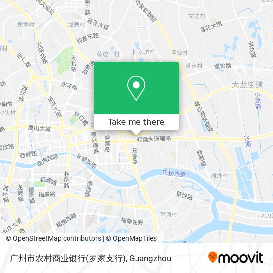 广州市农村商业银行(罗家支行) map