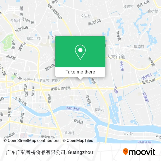 广东广弘粤桥食品有限公司 map