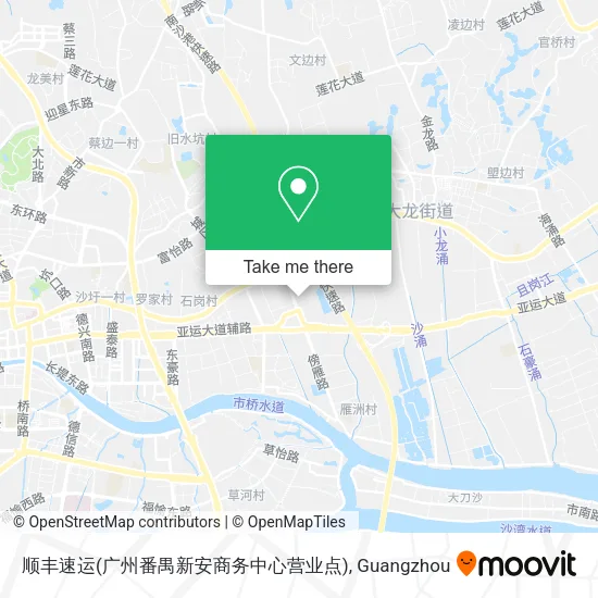 顺丰速运(广州番禺新安商务中心营业点) map