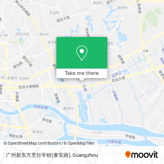 广州新东方烹饪学校(泰安路) map
