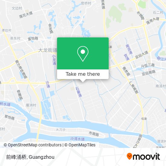 前峰涌桥 map