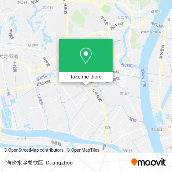 海傍水乡餐饮区 map