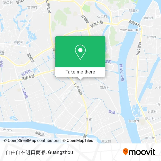 自由自在进口商品 map