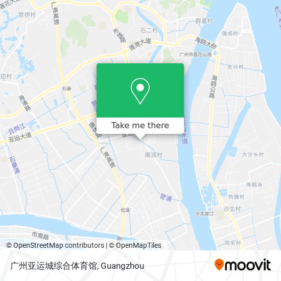 广州亚运城综合体育馆 map