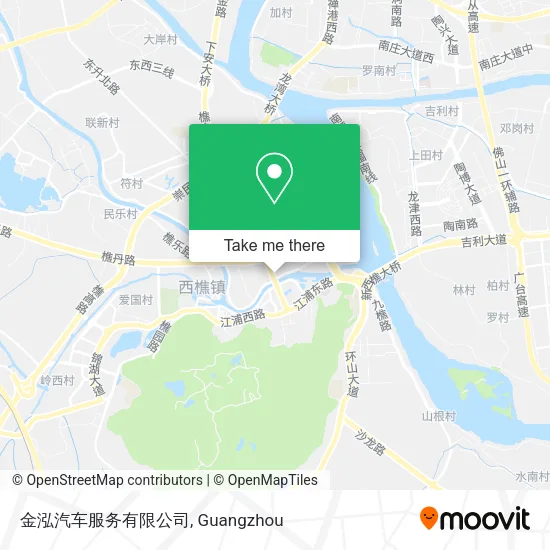 金泓汽车服务有限公司 map