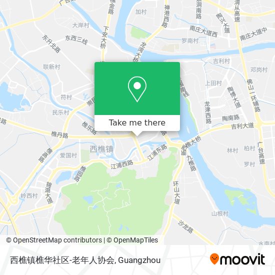 西樵镇樵华社区-老年人协会 map