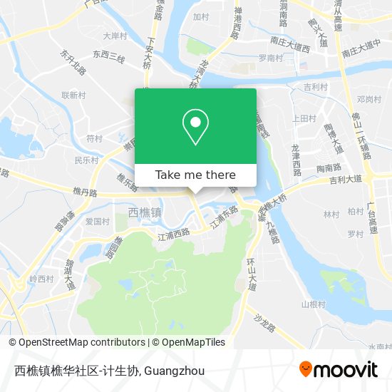 西樵镇樵华社区-计生协 map