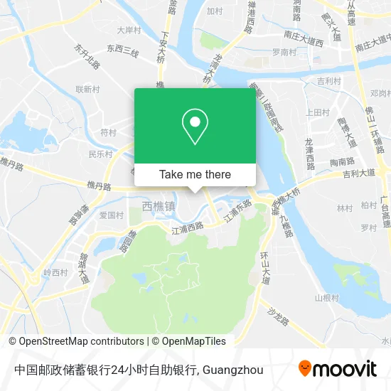 中国邮政储蓄银行24小时自助银行 map