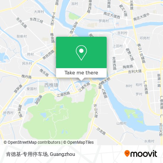肯德基-专用停车场 map
