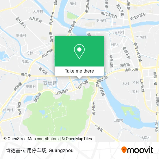 肯德基-专用停车场 map