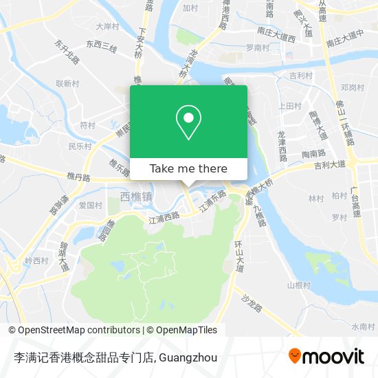 李满记香港概念甜品专门店 map