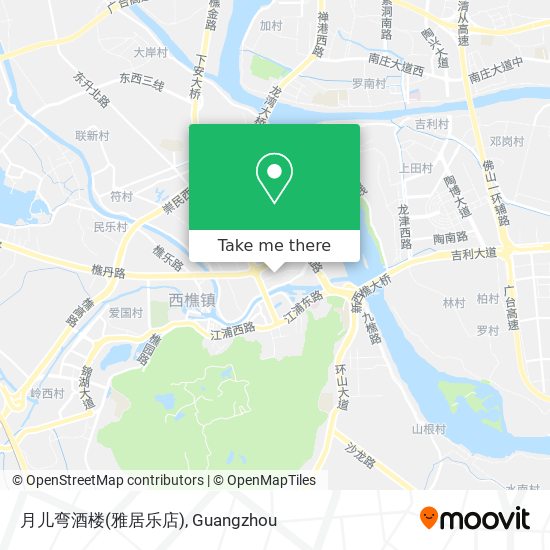 月儿弯酒楼(雅居乐店) map