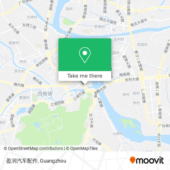 盈润汽车配件 map