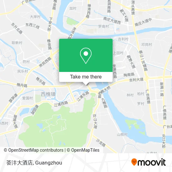 荟沣大酒店 map