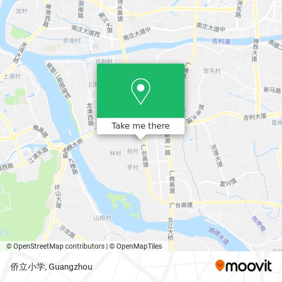 侨立小学 map