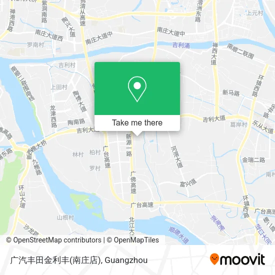 广汽丰田金利丰(南庄店) map