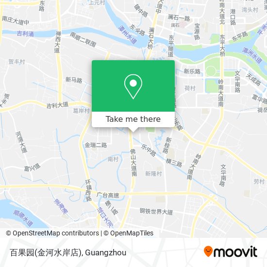 百果园(金河水岸店) map