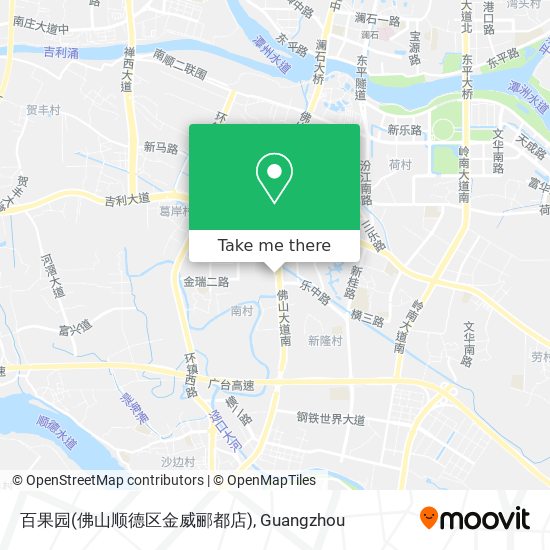 百果园(佛山顺德区金威郦都店) map