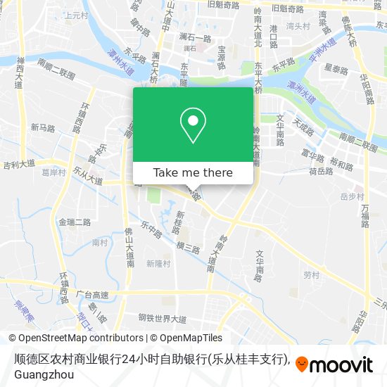 顺德区农村商业银行24小时自助银行(乐从桂丰支行) map