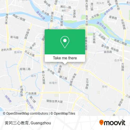 黄冈三心教育 map