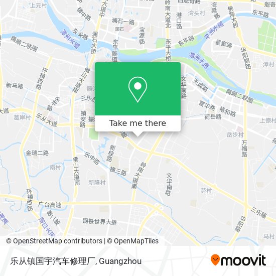 乐从镇国宇汽车修理厂 map