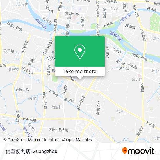 健董便利店 map