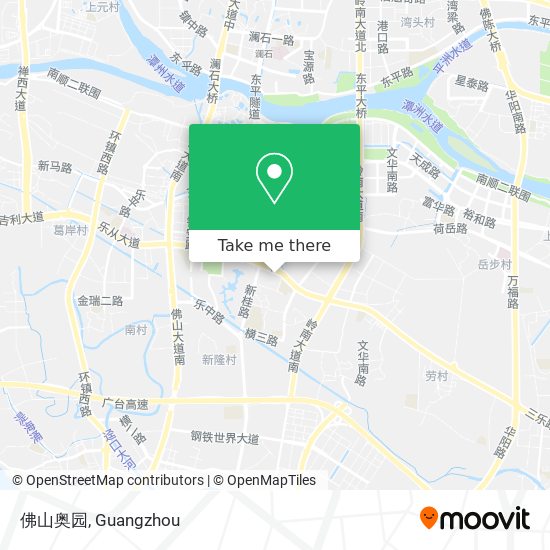 佛山奥园 map