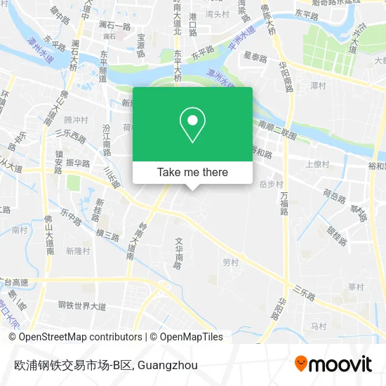 欧浦钢铁交易市场-B区 map