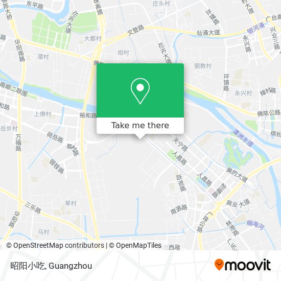 昭阳小吃 map