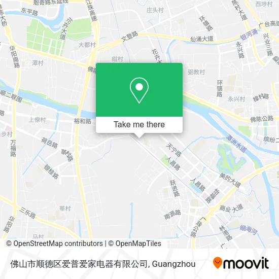 佛山市顺德区爱普爱家电器有限公司 map