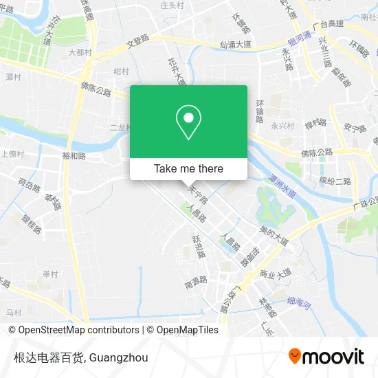 根达电器百货 map