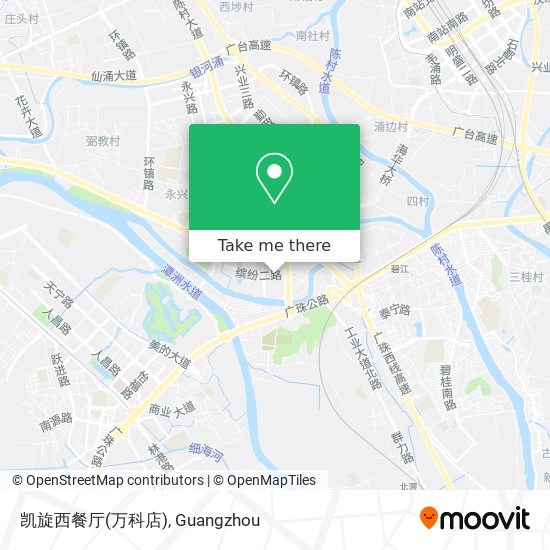 凯旋西餐厅(万科店) map