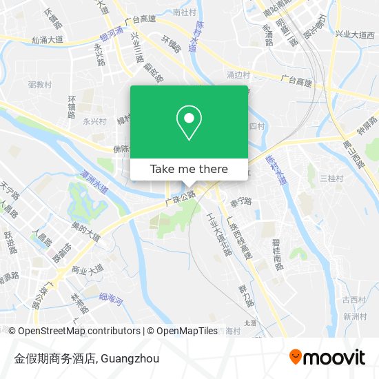 金假期商务酒店 map