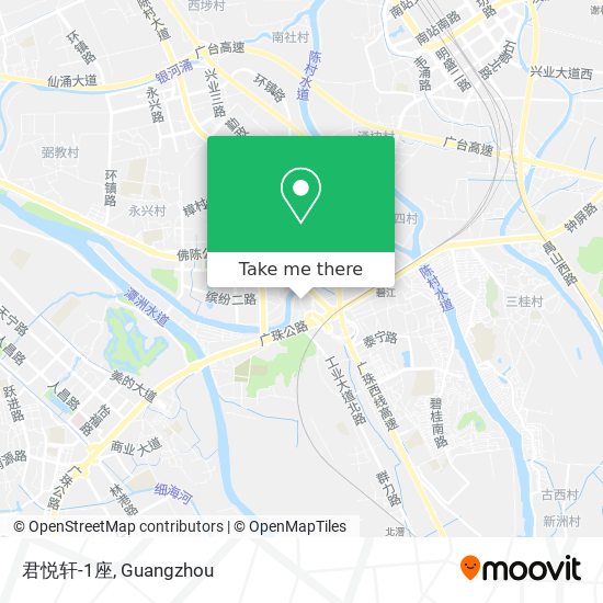 君悦轩-1座 map