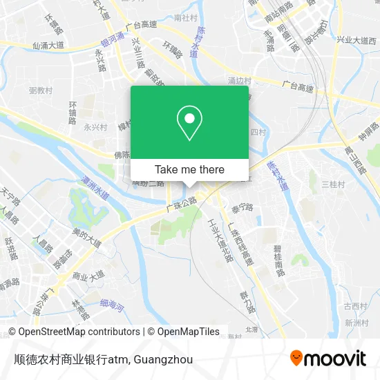 顺德农村商业银行atm map