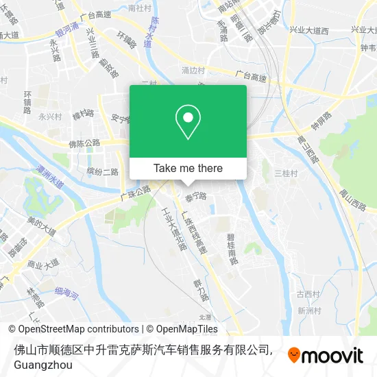 佛山市顺德区中升雷克萨斯汽车销售服务有限公司 map