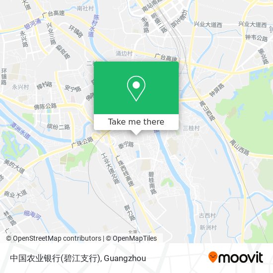 中国农业银行(碧江支行) map