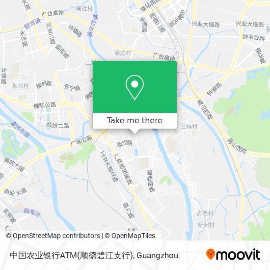 中国农业银行ATM(顺德碧江支行) map