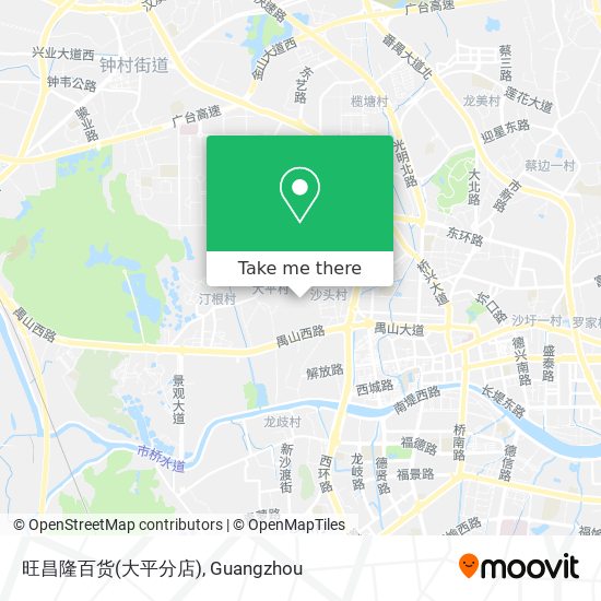 旺昌隆百货(大平分店) map