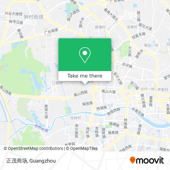 正茂商场 map