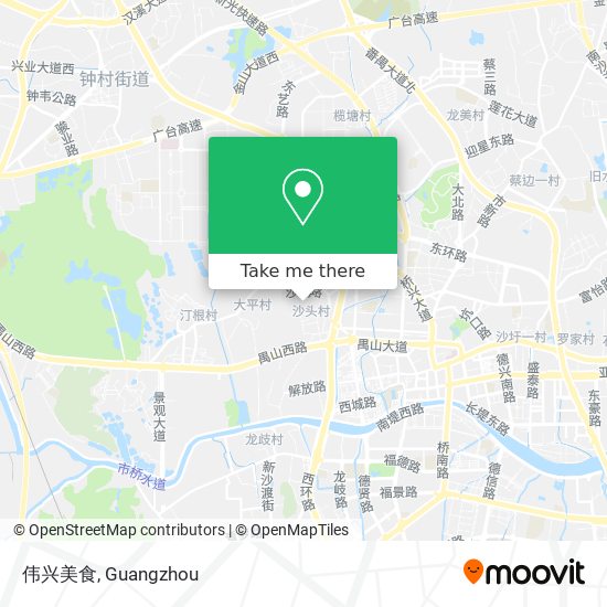 伟兴美食 map