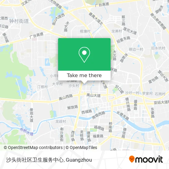 沙头街社区卫生服务中心 map