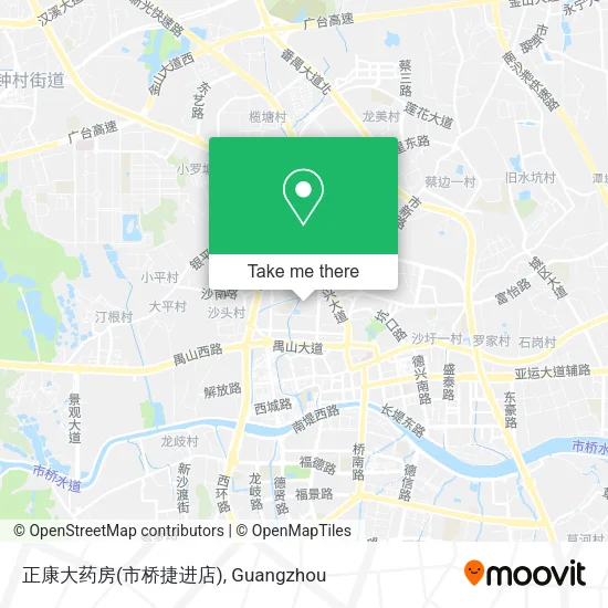 正康大药房(市桥捷进店) map